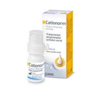 Picaturi oftalmice Cationorm, 10 ml, Santen