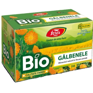 Ceai galbenele Bio D98, 20 plicuri, Fares