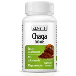 Chaga 500 mg, 30 capsule, Zenyth