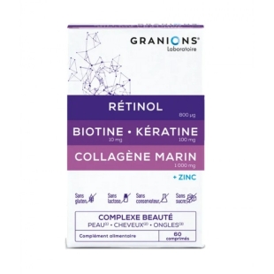 Complexe Beaute piele, par si unghii, 60 comprimate, Granions