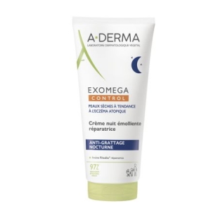 Crema de noapte reparatoare Exomega Control, 200 ml, A-Derma