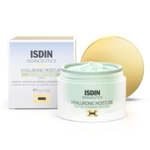 Crema cu acid hialuronic pentru ten gras Isdinceutics, 50 ml, Isdin