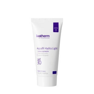 Crema hidratanta pentru fata cu SPF 30 Aquafil Hydra Light, 50 ml, Ivatherm