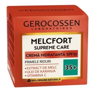 Crema hidratanta SPF10 primele riduri 35+ Melcfort Supreme Care, 50 ml, Gerocossen