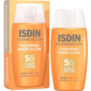 Fotoprotector Fusion Water Magic Glow SPF 50, 50 ml, Isdin