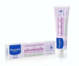 Crema pentru schimbatul scutecului Vitamina Barrier 1-2-3, 100 ml, Mustela