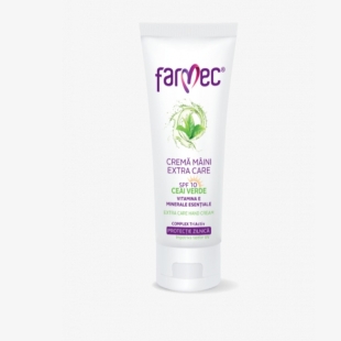 Crema de maini cu ceai verde SPF 10+ Extra Care, 100 ml, Farmec