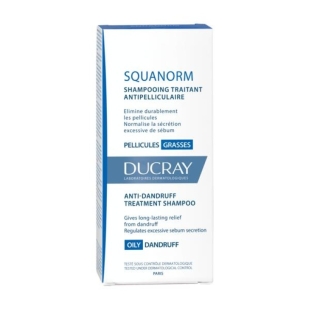 Sampon tratament anti-matreata grasa Squanorm, 200 ml, Ducray