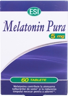 Melatonina Pura, 5 mg, 60 tablete, EsiSpa