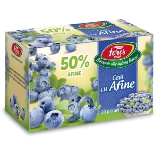 Ceai de Afine Aromfruct, 20 plicuri, Fares