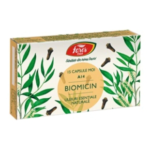 Biomicin antibiotic natural A14, 15 capsule, Fares