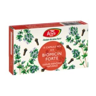 Biomicin Forte A15, 15 capsule moi, Fares