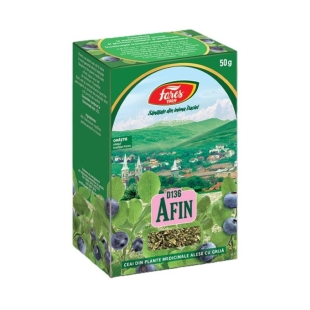 Ceai frunze de afin, 50g, Fares