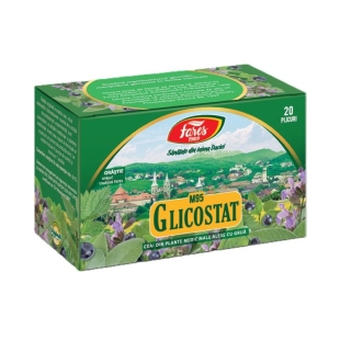 Ceai glicostat, 20plicuri, Fares