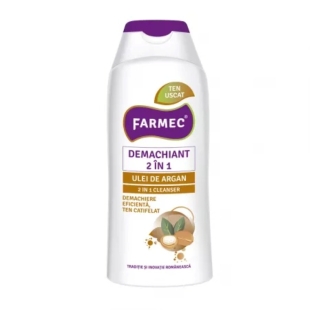 Demachiant 2 in 1 ulei de argan, 200 ml, Farmec