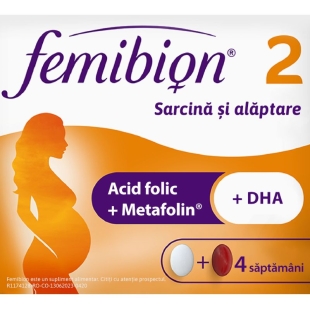 Femibion 2 sarcina si alaptare, 28 comprimate + 28 capsule, Dr. Reddys