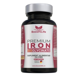 Fier bisglicinat Premium 71.8 mg, 60 capsule, Boost4Life