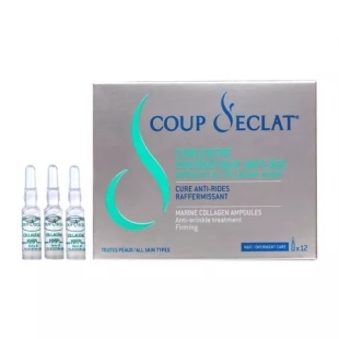 Fiole anti-rid cu colagen marin Coup D`eclat, 12 bucati, Asepta