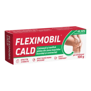 Fleximobil Cald gel emulsionat, 100 g, Fiterman Pharma