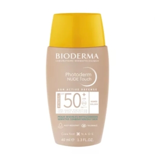 Fluid Nude Touch Mineral cu SPF 50+ auriu Photoderm, 40 ml, Bioderma