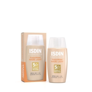 Fotoprotector Fusion Water Magic Color Light SPF 50, 50 ml, Isdin