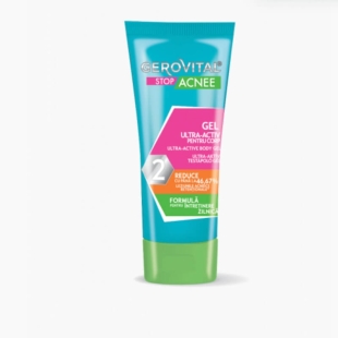 Gel ultra-activ pentru corp Stop Acnee, 50 ml, Gerovital