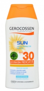 Lapte pentru protectie solara SPF 30 Sun, 200 ml, Gerocossen