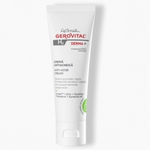 Crema antiacneica H3 Derma+, 50 ml, Gerovital