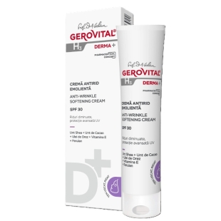 H3 Derma+ crema antirid emolienta SPF 30+, 30ml, Gerovital