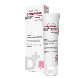 Crema dermoreparatoare H3 Derma+, 50 ml, Gerovital