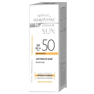H3 Derma+ Sun lapte protectie solara SPF 50+, 150ml, Gerovital