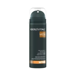 Deodorant antiperspirant Wild Men, 150 ml, Gerovital