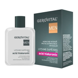 Lotiune dupa ras cu acid hialuronic Men, 100 ml, Gerovital
