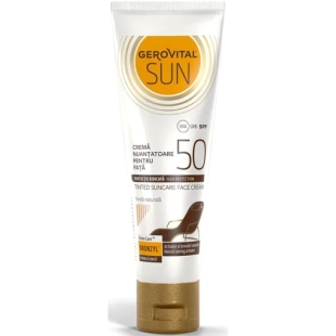 Crema nuantatoare pentru fata SPF 50 Sun, 50 ml, Gerovital