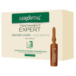 Keratina lichida Tratament Expert, 10 fiole x 10 ml, Gerovital
