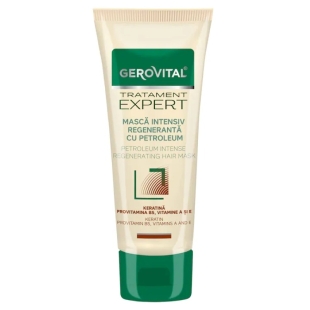 Masca intensiv regeneranta cu petroleum Tratament Expert, 150 ml, Gerovital