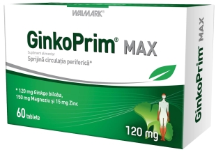 GinkoPrim Max 120mg, 60 tablete, Walmark
