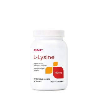 GNC - L-Lizina 1000 mg, 90 tablete vegetale
