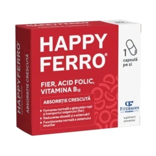Happy Ferro, 30 capsule, Fiterman Pharma