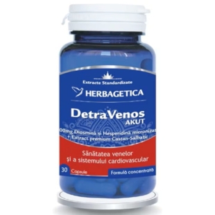 Detravenos Akut, 30 capsule, Herbagetica