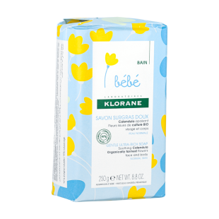 Klorane - Bebe sapun cu extract de galbenele 250g
