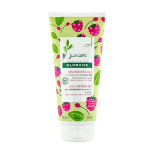 Klorane - Junior gel de corp si par zmeura 200ml