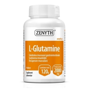 L-Glutamine pulbere, 120 g, Zenyth
