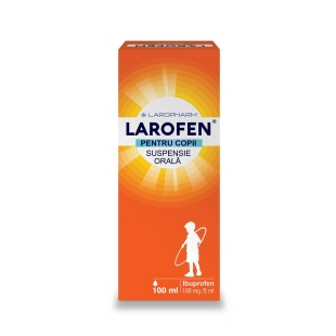 Larofen pentru copii 100mg/5ml suspensie orala 100ml