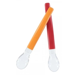 Lingurita din silicon pentru bebelusi, 2 bucati, Wee Baby