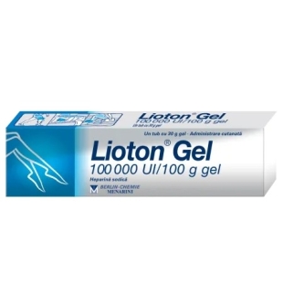 Lioton Gel, 100000 U.I./100 g, 30 g, Menarini
