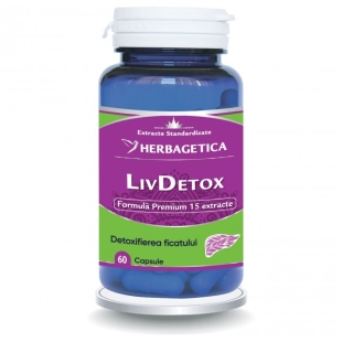 Livdetox, 60 capsule, Herbagetica