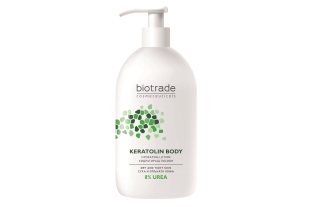 Lotiune de corp cu 8% uree pentru piele foarte uscata Keratolin Body, 400 ml, Biotrade