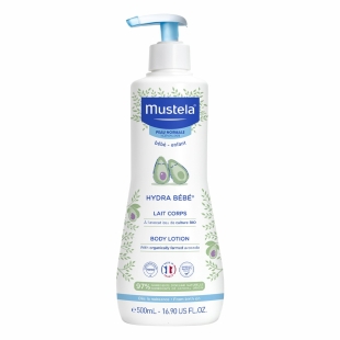 Lotiune de corp hidratanta pentru piele normala Hydra Bebe, 500 ml, Mustela