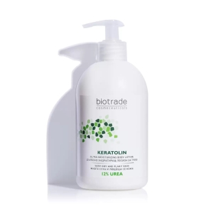 Lotiune de corp cu 12% uree pentru piele foarte uscata Keratolin Body, 400 ml, Biotrade
